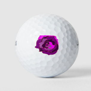 Purple Rose 2 Golf Balls