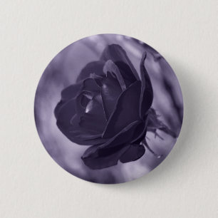Purple Rose 6 Cm Round Badge