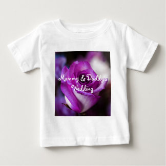 Purple Rose Baby T-Shirt