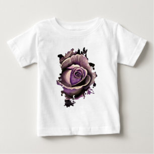 Purple Rose  Baby T-Shirt