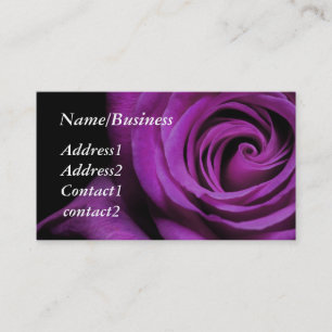 Purple Rose Business Card