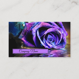 Purple Rose Business Card