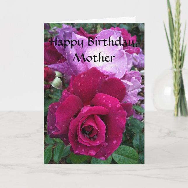 Purple Rose Card (Front)