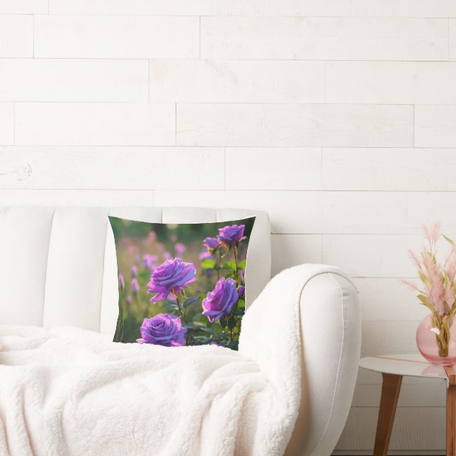 Purple Rose Cushion (Couch)