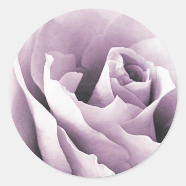 Purple Rose Envelope Seal Sticker (Front)