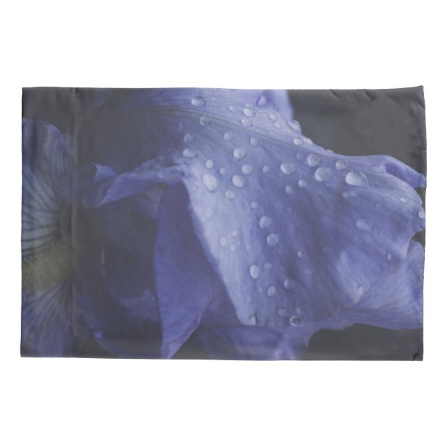 Purple Rose Flower Pillowcase (Back)