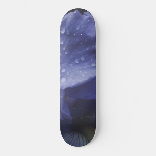 Purple Rose Flower Skateboard (Front)