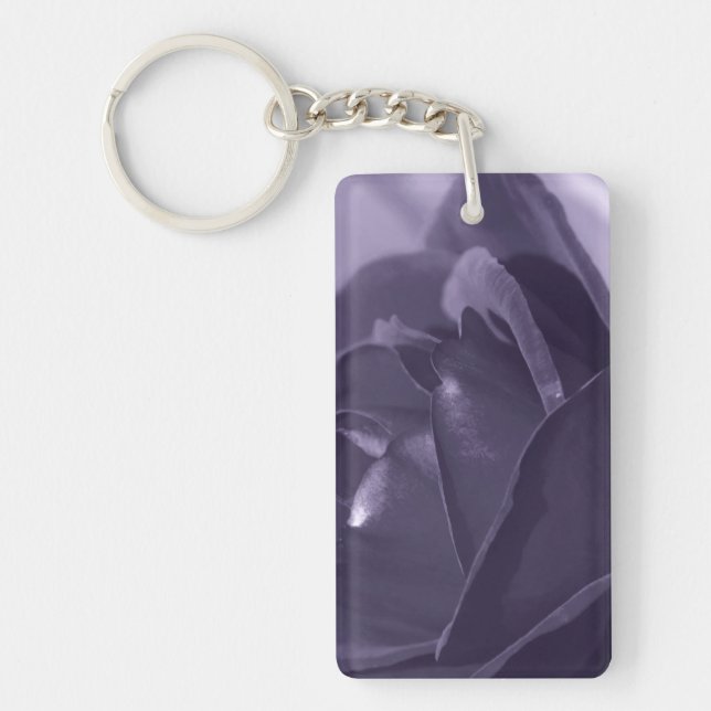 Purple Rose Key Ring (Front)