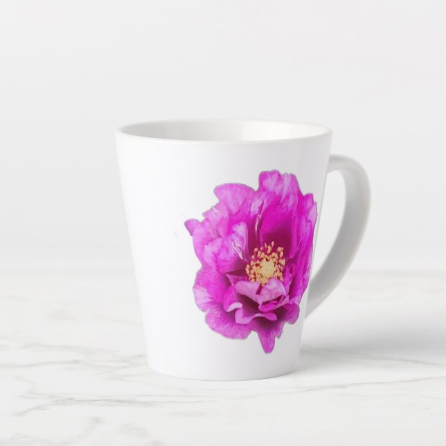 Purple Rose Mug (Right Angle)