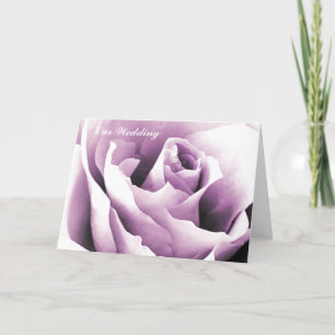 Purple Rose Note Cards Template