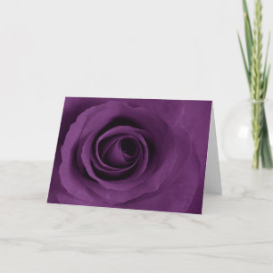 Purple Rose of Artsy Card