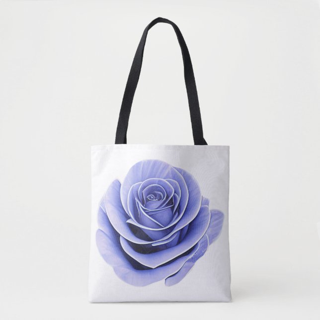 Purple Rose Tote Bag (Front)