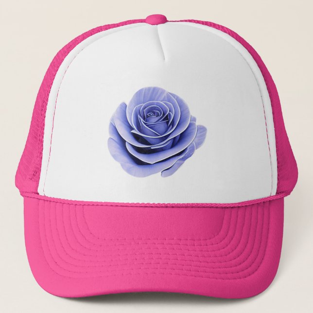 Purple Rose Trucker Hat (Front)