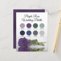Purple Rose Wedding Colours Palette Sage Navy Grey