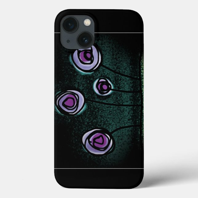 Purple Roses Case-Mate iPhone Case (Back)