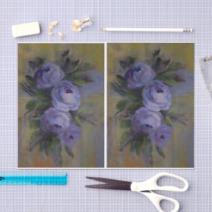 Purple Roses DBL Tissue Paper