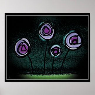 Purple Roses Poster