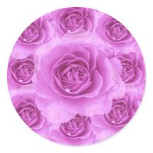 Purple Roses Sticker