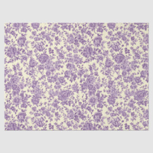 Purple Roses Tissue Paper