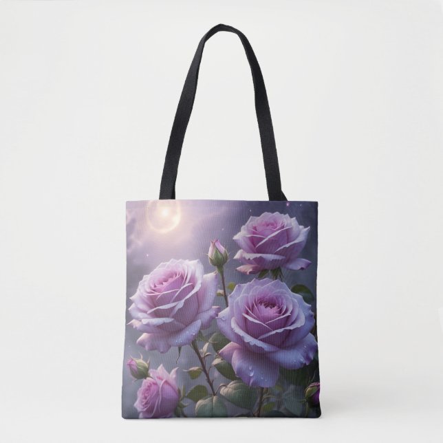 Purple Roses  Tote Bag (Front)