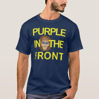Purple Roundy Hockey Hair Tee