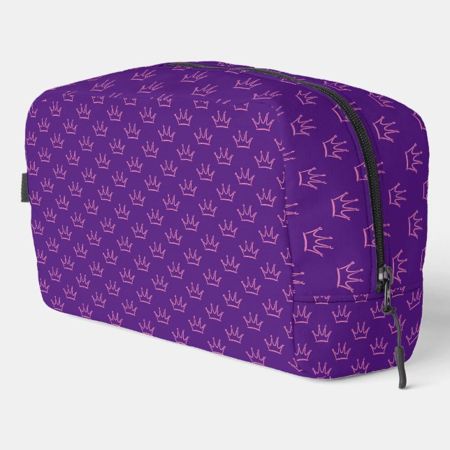Purple Royalty Toiletry Bag (Right Corner)