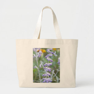 Purple Russian Sage -Pervoskia Large Tote Bag
