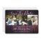 Purple Rustic PHOTO Collage Save The Date Wedding