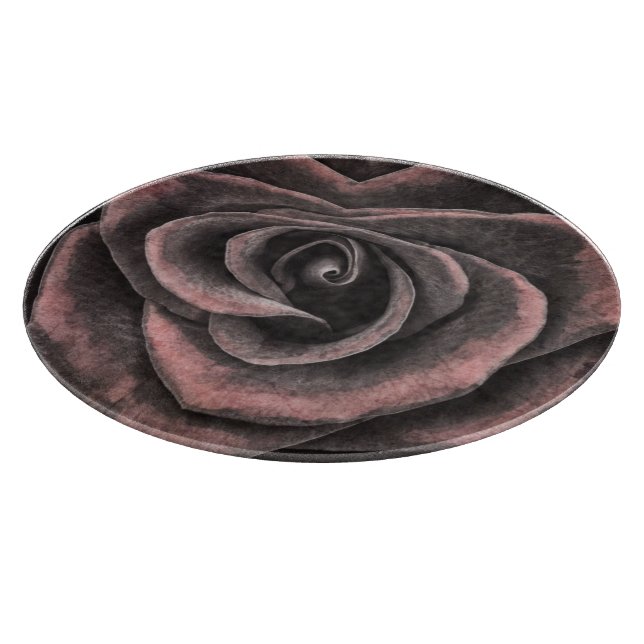 Purple Rustic Rose  Cutting Board (Corner)