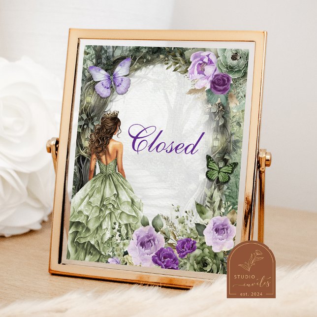 Purple Sage Enchanted Forest Closed Sign (Creator Uploaded)