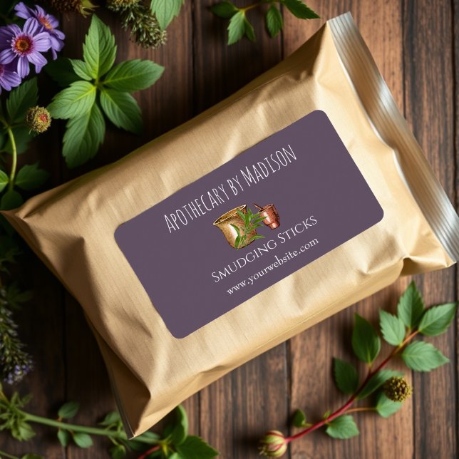 Purple | Sage Smudge Sticks Product Labels (Creator Uploaded)