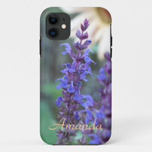 Purple Salvia Flower iPhone 5 Case *Personalise*
