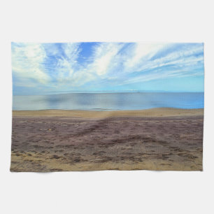 Purple Sand Dishtowel Tea Towel