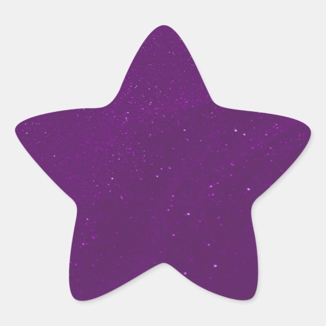 Purple Sand Star Sticker (Front)