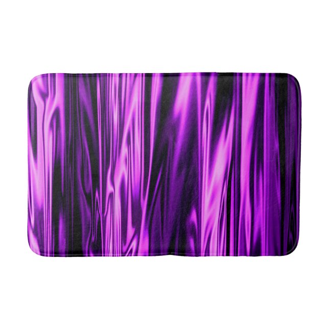 Purple Satin...... Bath Mat (Front)