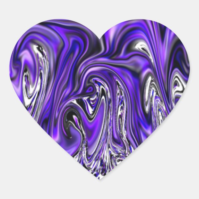 Purple Satin & Glitz Envelope Seals or Stickers (Front)