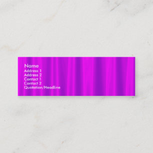 Purple Satin Mini Business Card