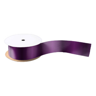 Purple satin ribbon