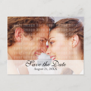 Purple Save the Date Postcard