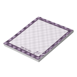 Purple Saxophone Notepad