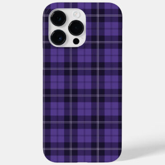 Purple Scottish Tartan Pattern Case-Mate iPhone 14 Pro Max Case