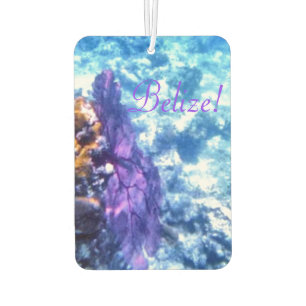 Purple Sea Fan Car Air Freshener