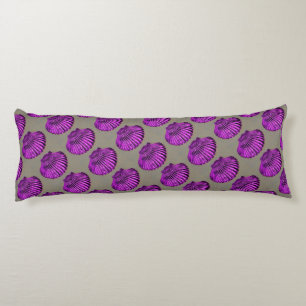 purple sea scallops body cushion