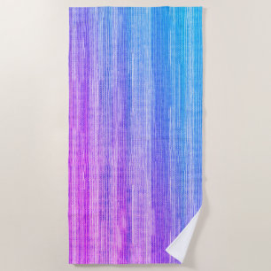 Purple Seagrass Tropical Neon Beach Towel