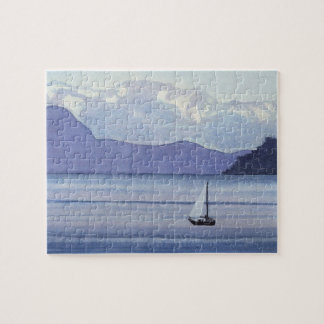 Purple Seascape Jigsaw Puzzle