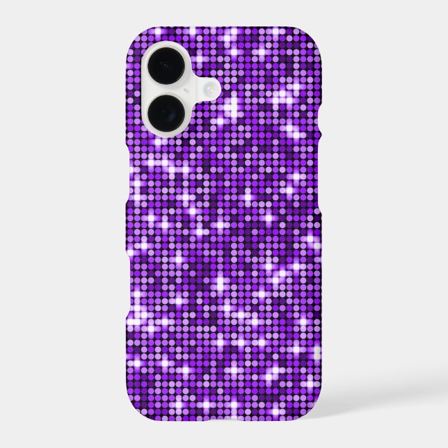Purple Sequins Phone Case (Back)