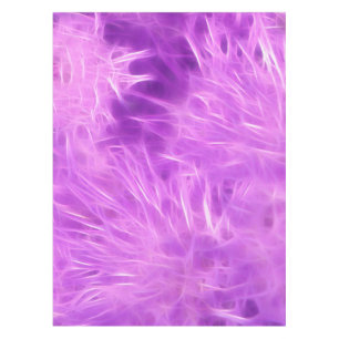 Purple Shades Flowers Transformed Tablecloth
