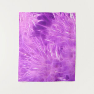 Purple Shades Flowers Transformed Tapestry
