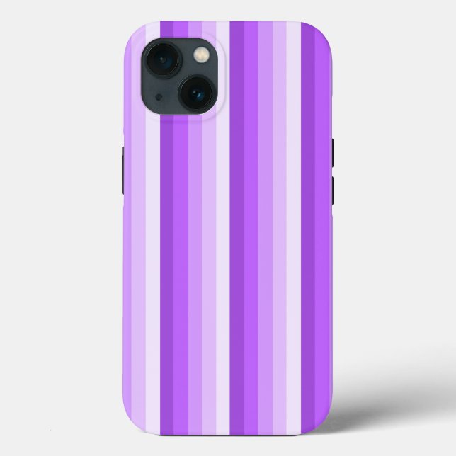 Purple shadow stripes Case-Mate iPhone case (Back)