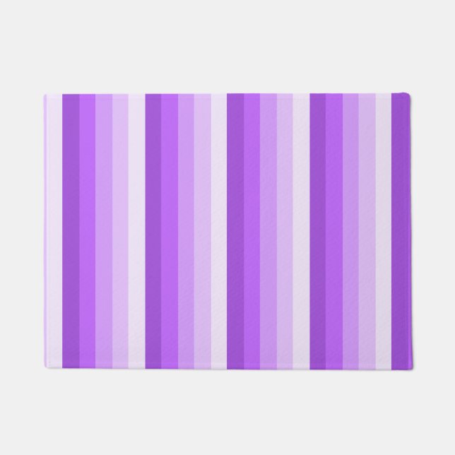 Purple shadow stripes doormat (Front)